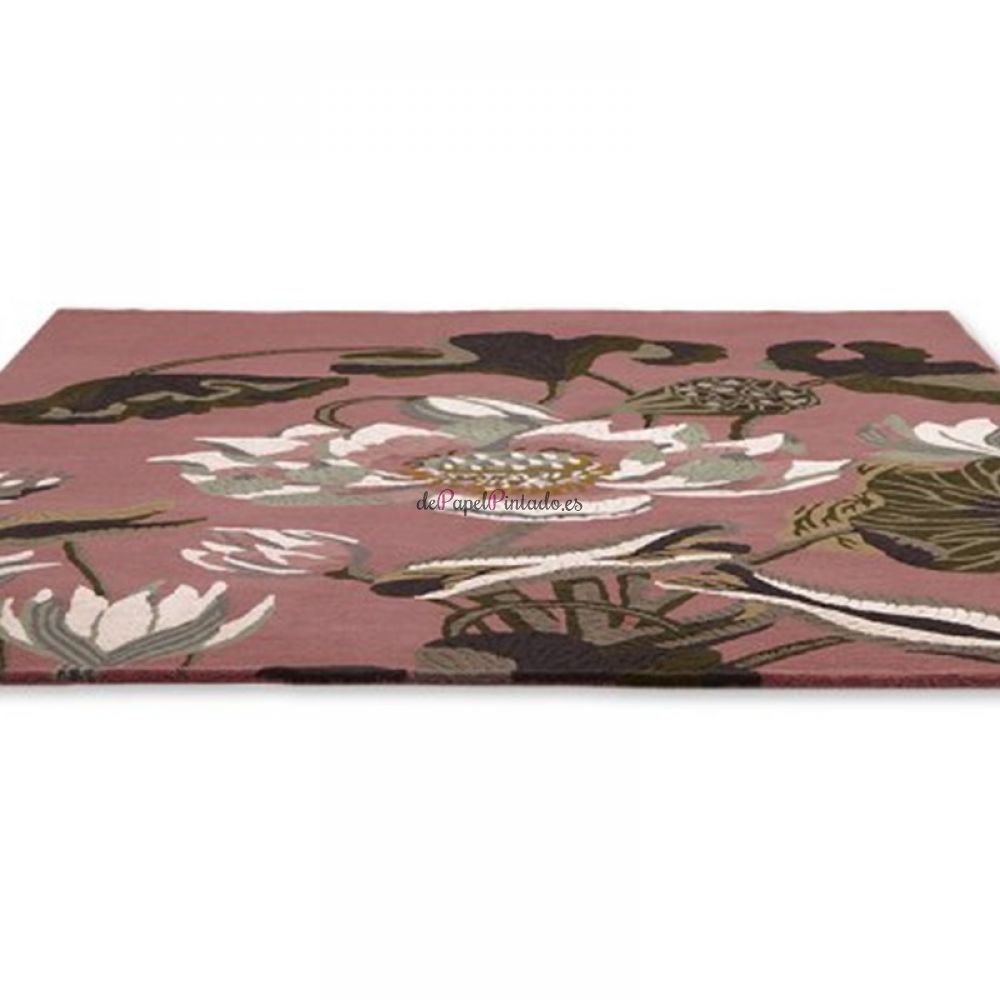 Alfombra WEDGWOOD LANA Y VISCOSA WATERLILY DUSTY ROSE 120X180-2